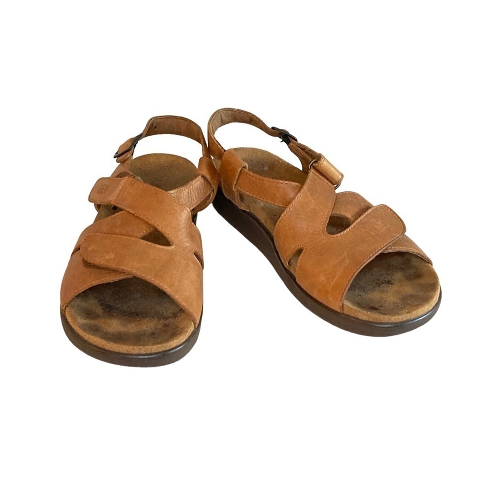SAS Tripad Comfort Tan Strappy Huggy All Day Sandals Sz 10N